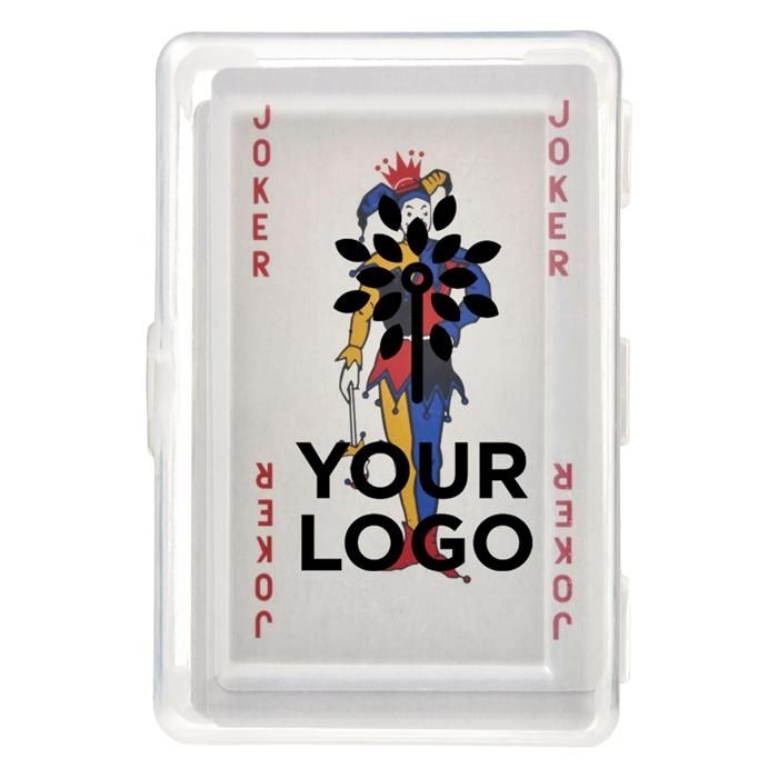 GI8546-08Kartenspiel in transparenter PET Box Victoria_ rot