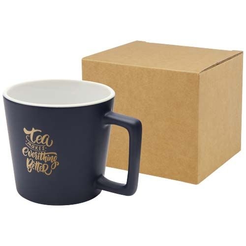 PF100900-4Cali 370 ml Keramiktasse mit matter Oberflaeche_ marineblau