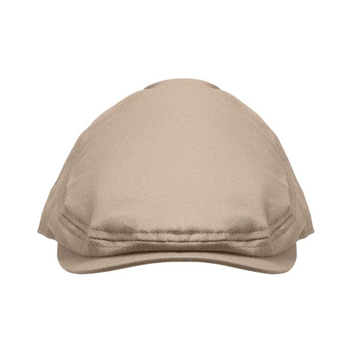 MO2850-13Flat Peak Newsboy-Kappe 235 g_m²_ beige