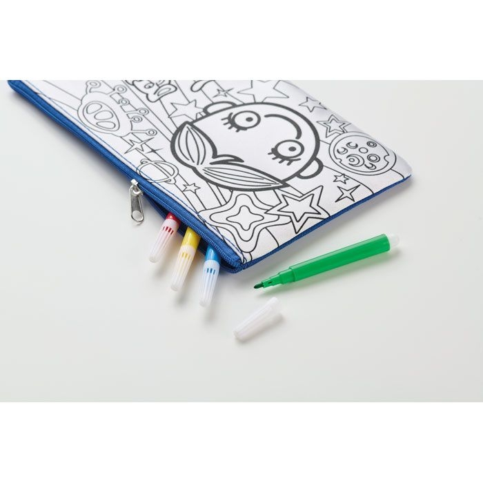 MO2505-37Kiddo Schlampermaeppchen mit Stiften_ koenigsblau