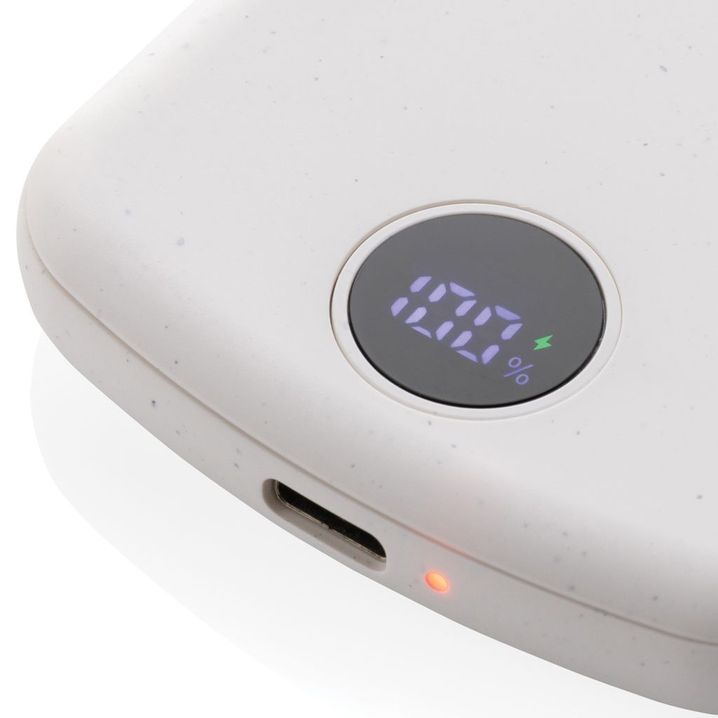 XDP322_41-3MagBoost 5_000mAh magnetische Powerbank aus RCS rec. Plastik_ weiss