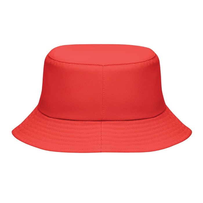 MO2437-05Emmer Bucket hat polyester 150g_m²_ rot
