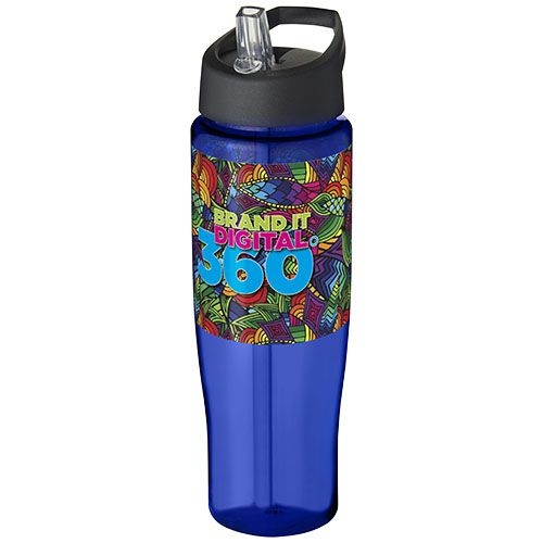 PF210044-3H2O Active® Tempo 700 ml Sportflasche mit Ausgussdeckel_ blau_schwarz