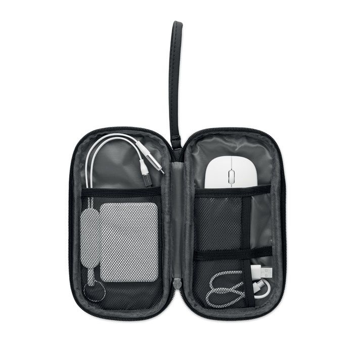 MO2859-03Allthere Tech Organizer-Tasche RPET_ schwarz