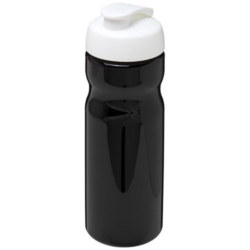 PF210045-13H2O Active® Base 650 ml Sportflasche mit Klappdeckel_ schwarz_weiss