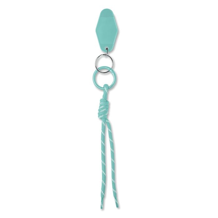 MO3167-77Keybraid Schluesselring mit Schnur_ mintgruen