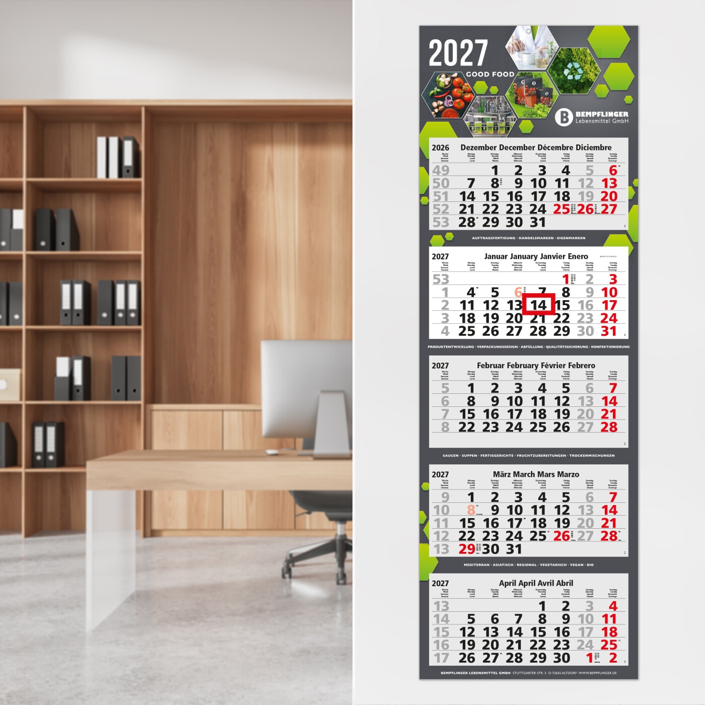 GE0039-HE5-Monatskalender Penta Light 5