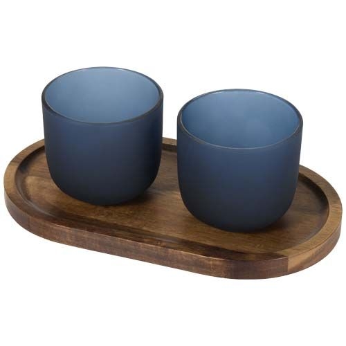 PF126402-2Male Set aus Holztablett und Glastassen_ hale blau