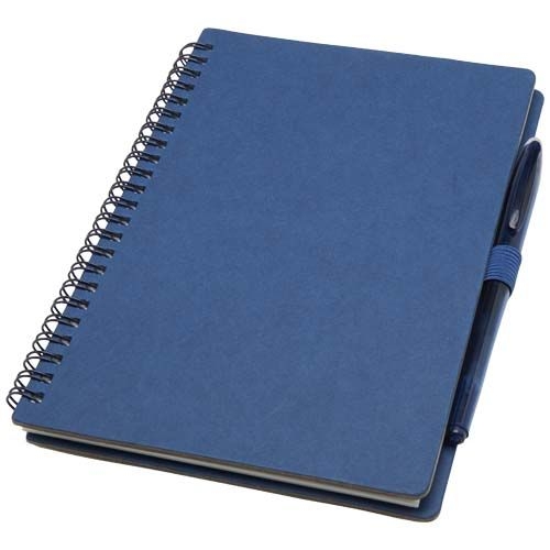 PF107986-1Slate A5 wiederverwendbares Hardcover Notizbuch und Stiftset _schwarze Mine_ navy