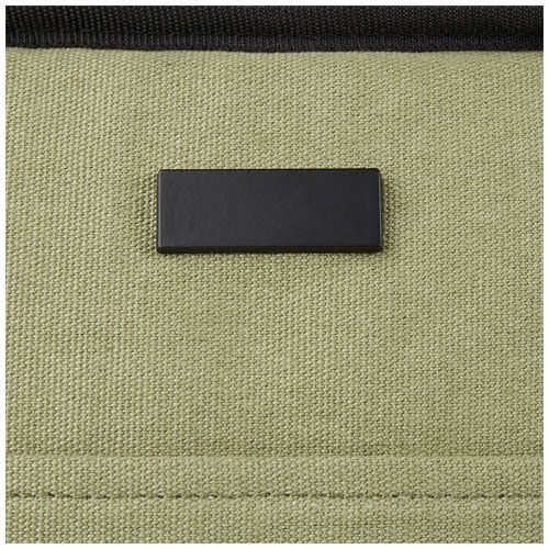 PF120679-2Joey GRS-recycelte Canvas Lunch Kuehltasche 6 L fuer 9 Dosen_ olive