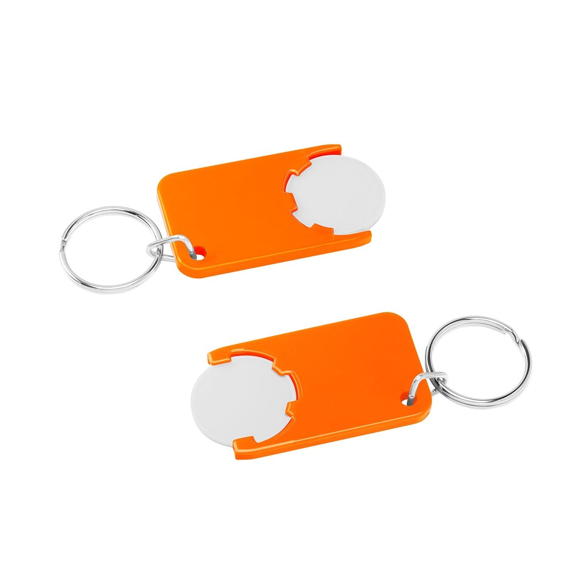 HE7454R-0-5Chiphalter mit 1€-Chip _Beta_ weiss_ orange