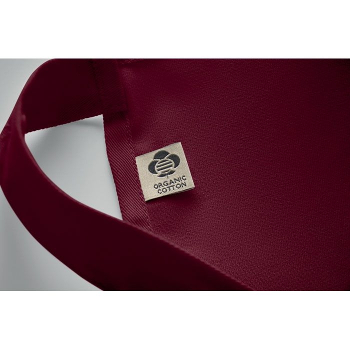 MO2249-02Gamma Kuechenschuerze Organic Cotton_ bordeaux