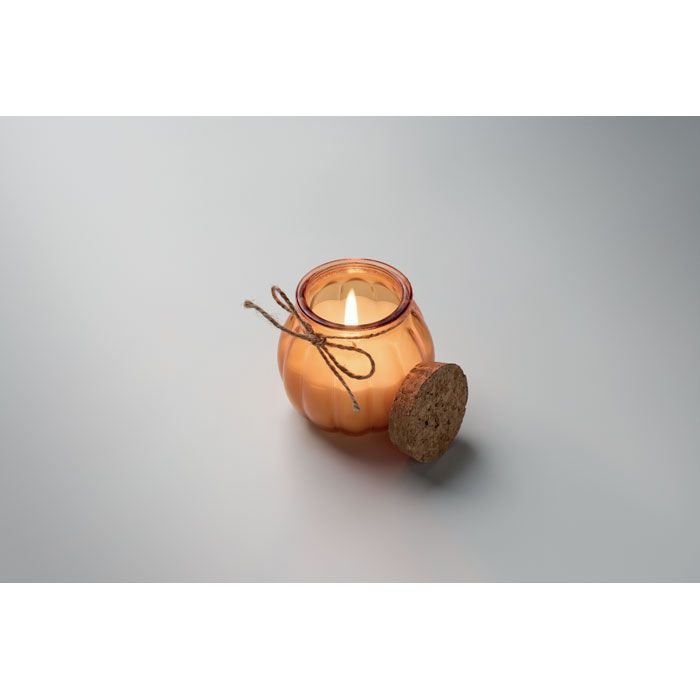 MO3193-10Pumkin Kerze aus Pflanzenwachs_ orange