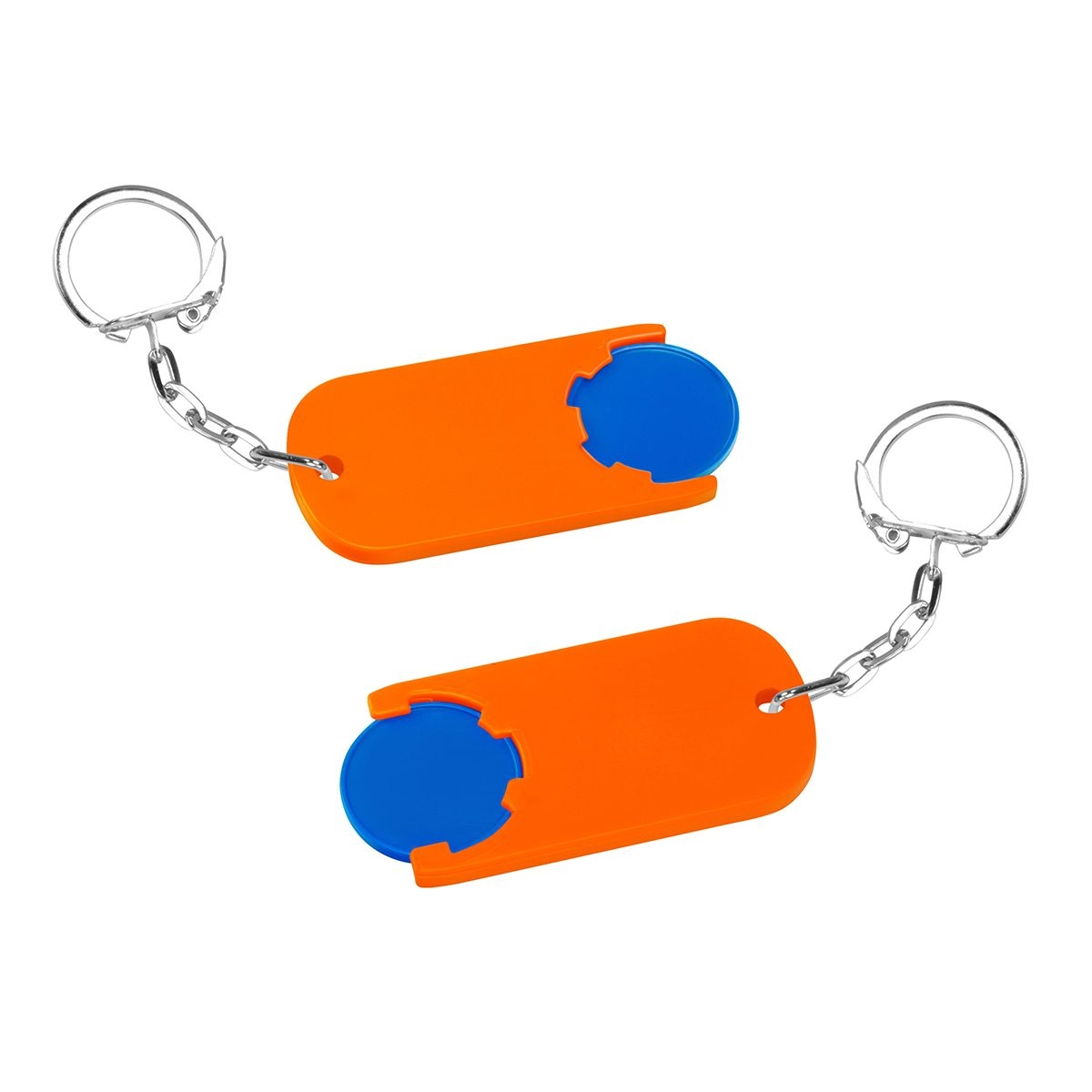 HE7439K-3-5Chiphalter mit 1€-Chip _Alpha_ blau_ orange