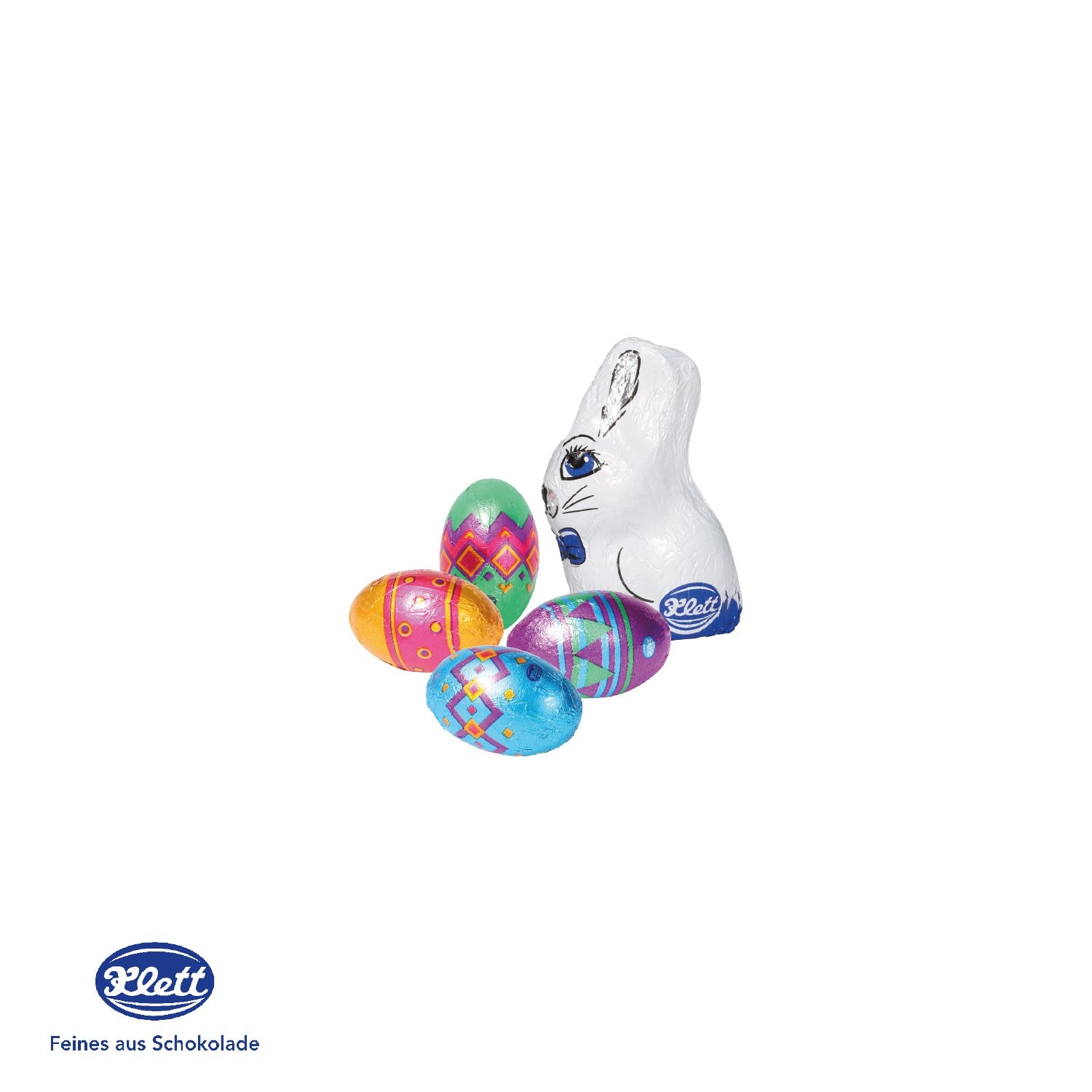 CD94712-013D Praesent _LKW_ Ostern mit Schokoladenmischung von Klett_ Schokoladenmischung
