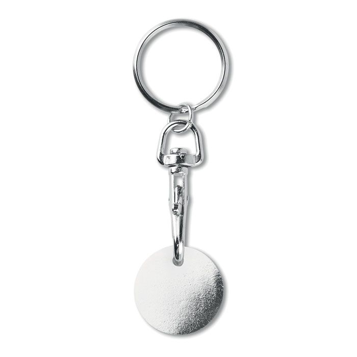 MO9748-06Tokenring Schluesselring mit Chip EUR_ weiss