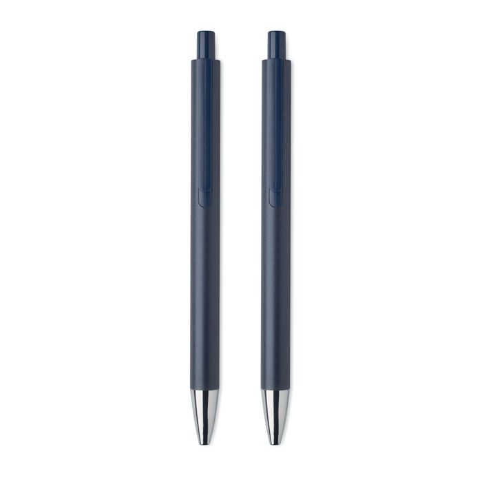 MO2567-85Orwell Schreibset recyceltes Alu_ marineblau