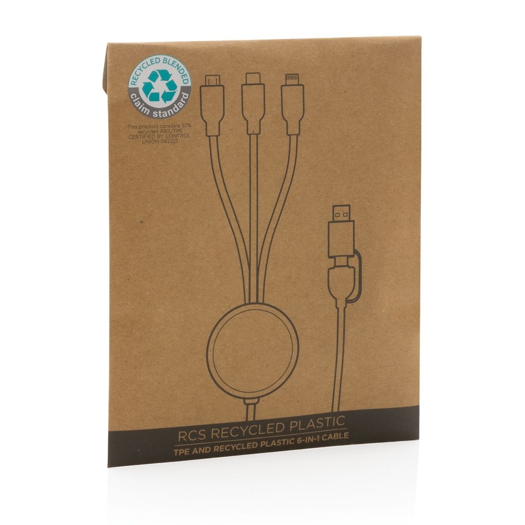 XDP302.48-16-in-1 Kabel aus RCS recyceltem TPE und recyceltem Plastik_ schwarz