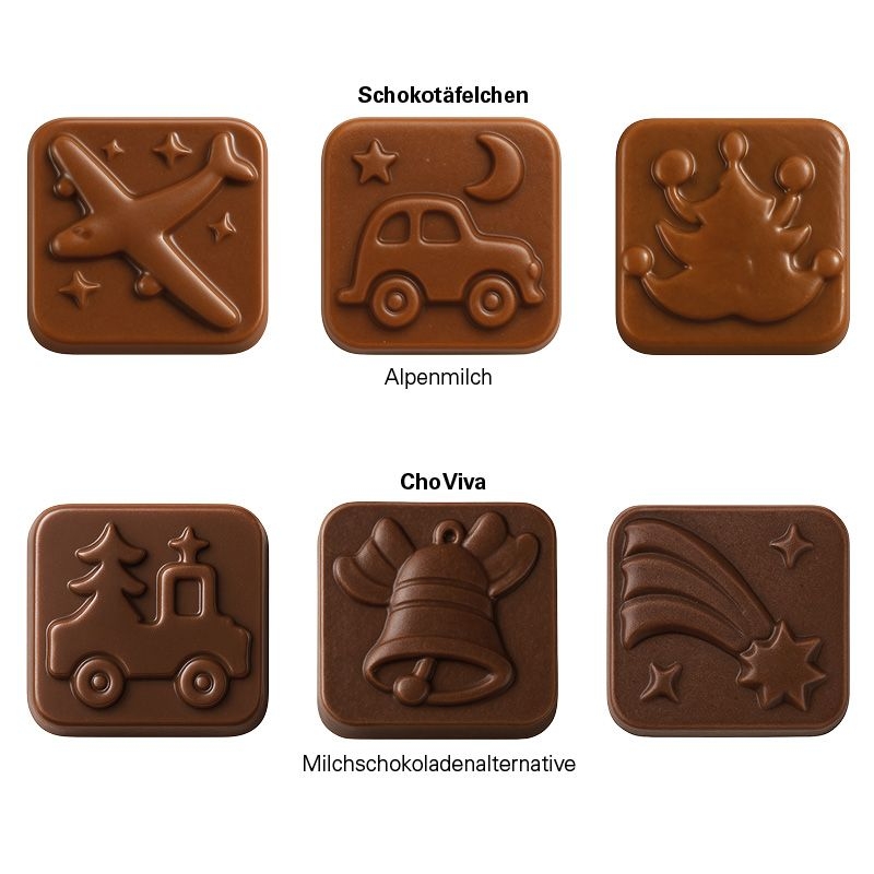 JG20120-2Classic Tisch Adventskalender_ Kakaofreie Schokolade_ Individuelles Motiv