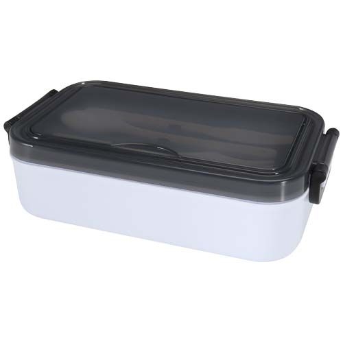 PF113420-1Snappy 1000 ml Lunchbox und Besteckset_ weiss