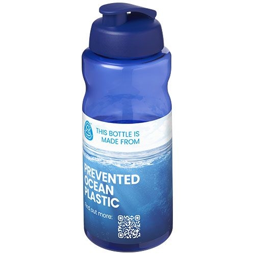 PF210178-4H2O Active® Eco Big Base 1L Sportflasche mit Klappdeckel _ blau_blau