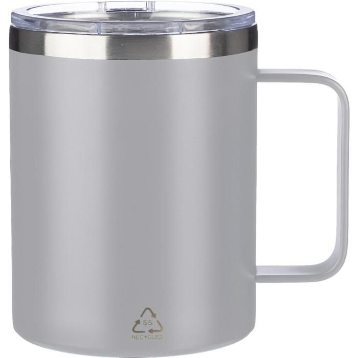 GI1097560-03Doppelwandiger Becher aus Edelstahl _300 ml_ Renate_ grau