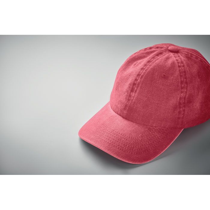 MO2542-05Beau Baseball Kappe 6 Panels_ rot