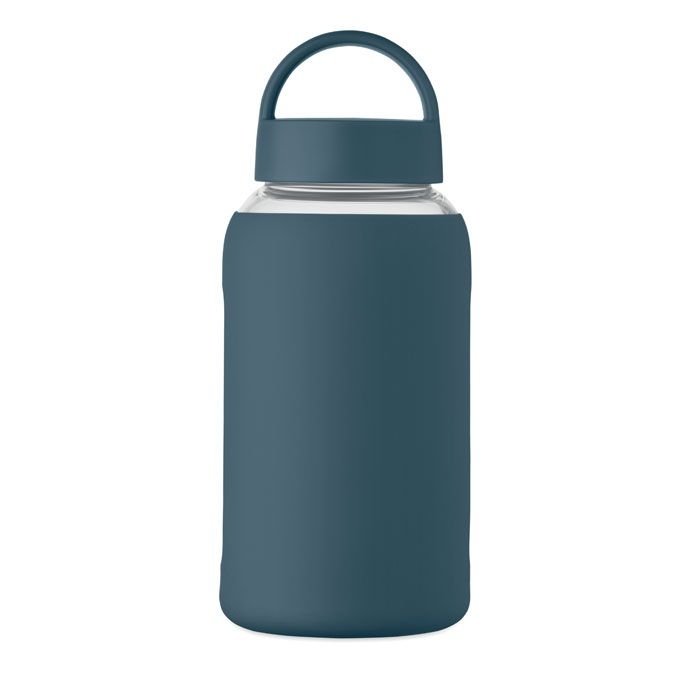 MO2912-85Boris Flasche Borosilikatglas 600ml_ marineblau