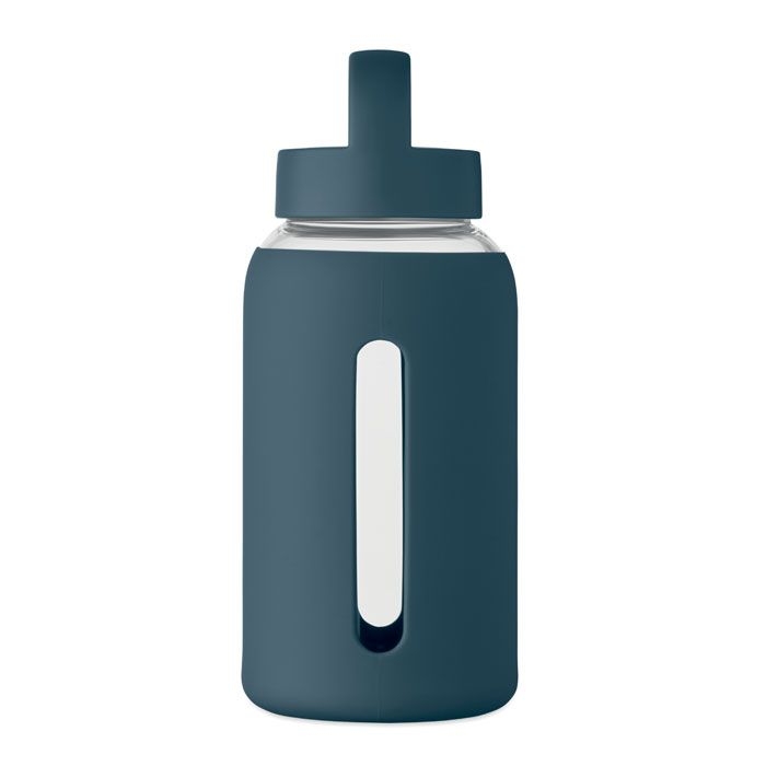 MO2912-85Boris Flasche Borosilikatglas 600ml_ marineblau