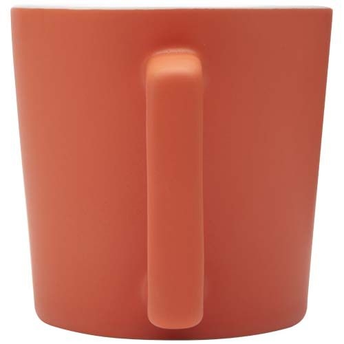 PF100900-3Cali 370 ml Keramiktasse mit matter Oberflaeche_ orange