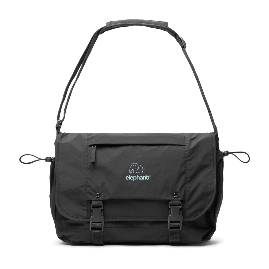 XDP732.14-01KENTO URBAN 15_6_ Messenger aus RCS recyceltem Nylon_ schwarz