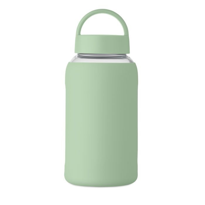 MO2912-77Boris Flasche Borosilikatglas 600ml_ mintgruen
