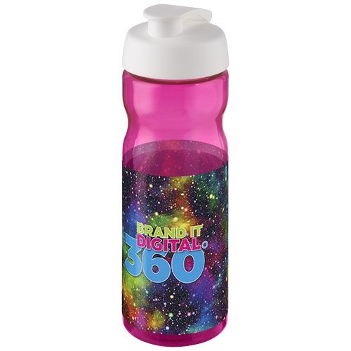 PF210045-27H2O Active® Base 650 ml Sportflasche mit Klappdeckel_ magenta_weiss
