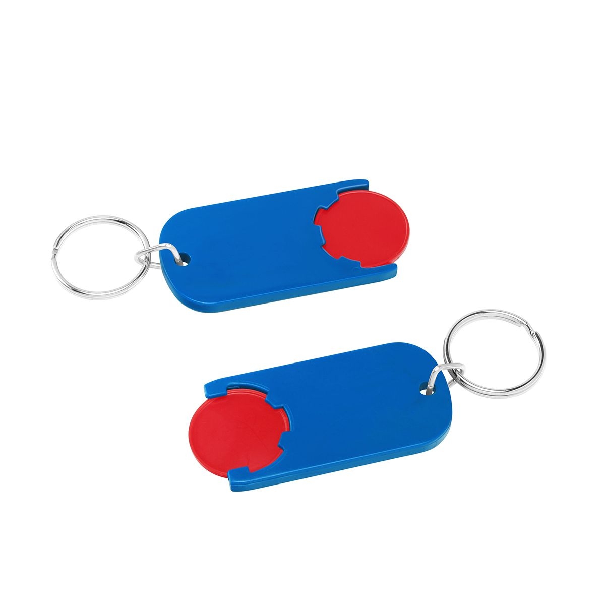 HE7439R-1-3Chiphalter mit 1€-Chip _Alpha_ rot_ blau