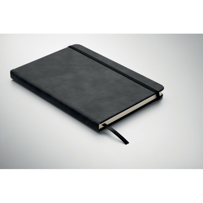MO2664-03Tint DIN A5 Smokey Notizbuch PU_ schwarz
