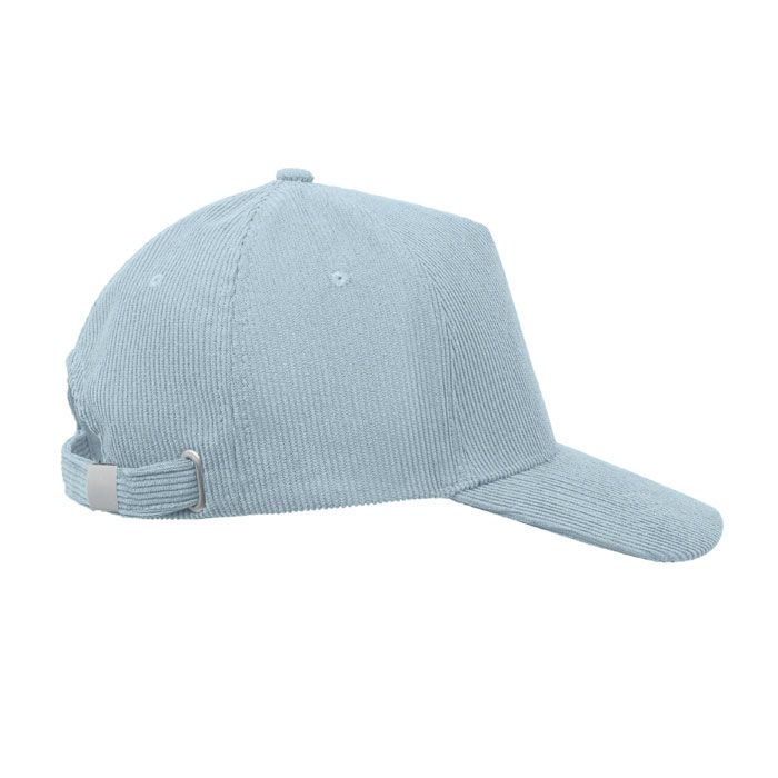MO2879-66Wale Baseball Kappe 5 Panels Cord_ babyblau