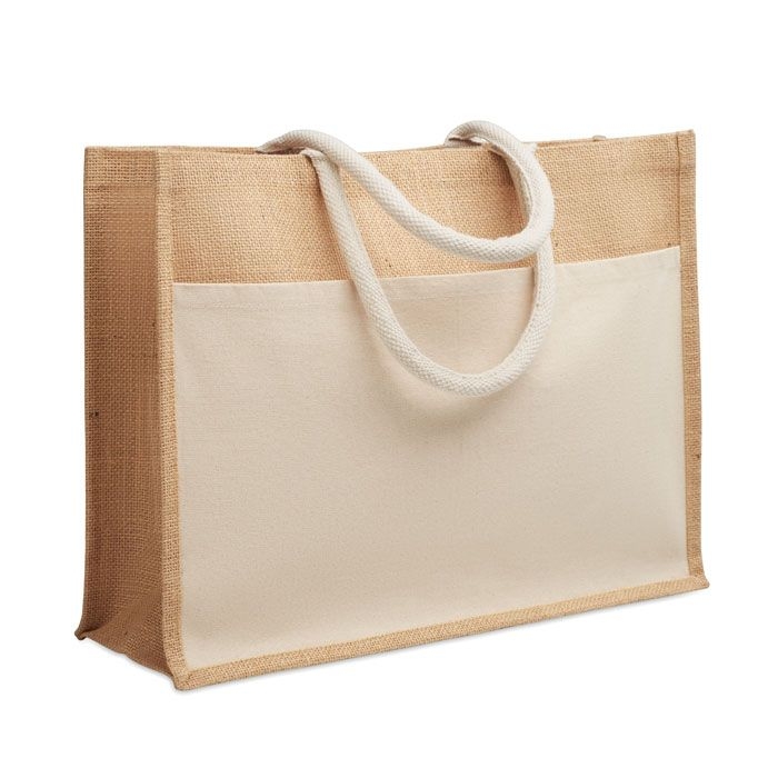 MO2858-13Baga Einkaufstasche aus Jute_ beige