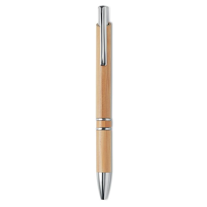 MO9482-40Bern Bamboo Druckkugelschreiber mit Bambus_ holz