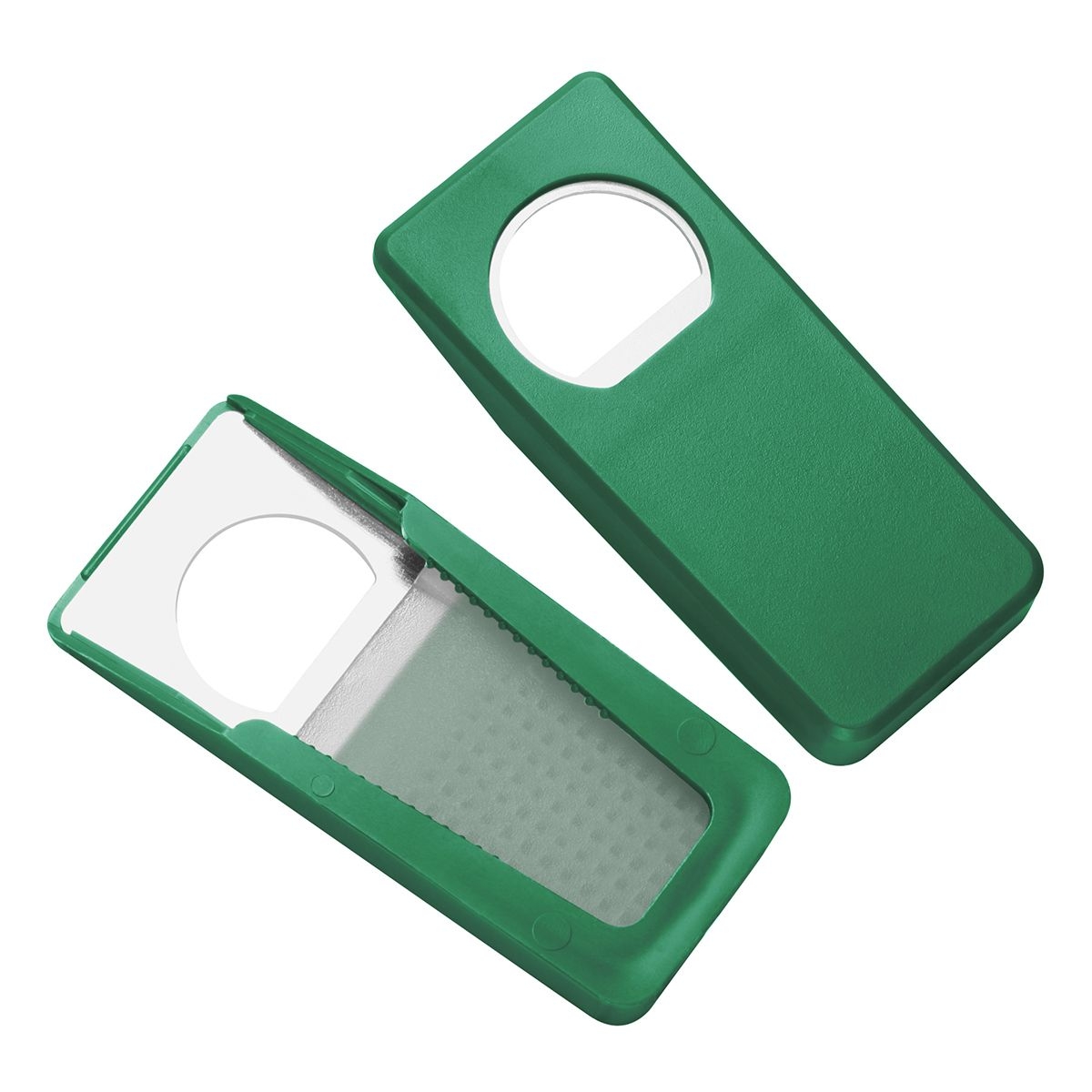 HE7104-2Flaschenoeffner mit Verschluss _Alpha_ gruen