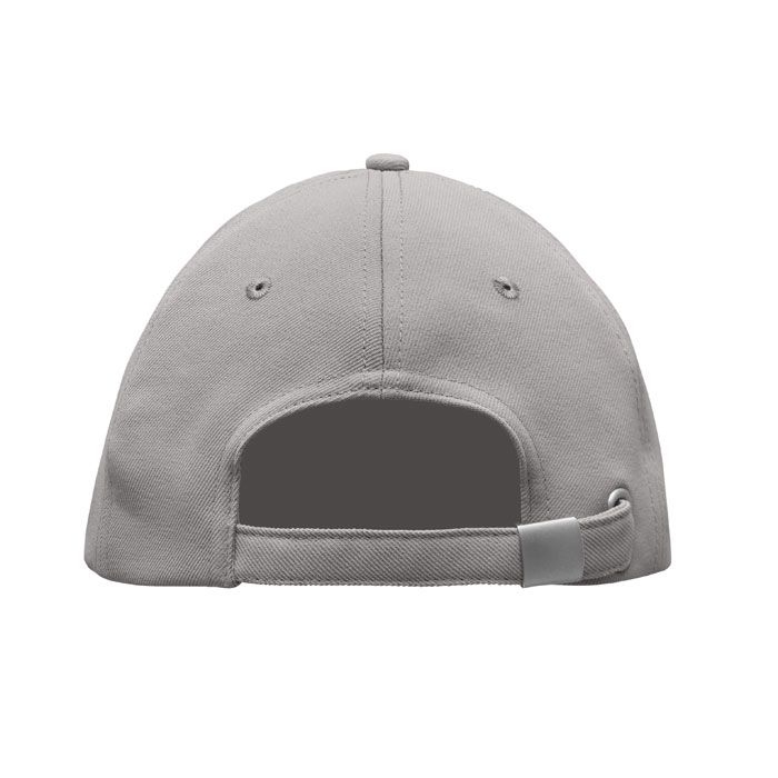 MO6831-07Senga RPET Baseball Kappe 5 Panels_ grau