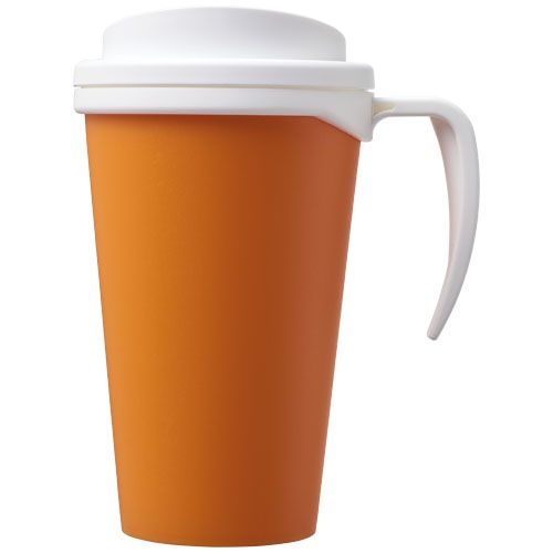PF210004-12Americano® Grande 350 ml Isolierbecher_ orange_weiss