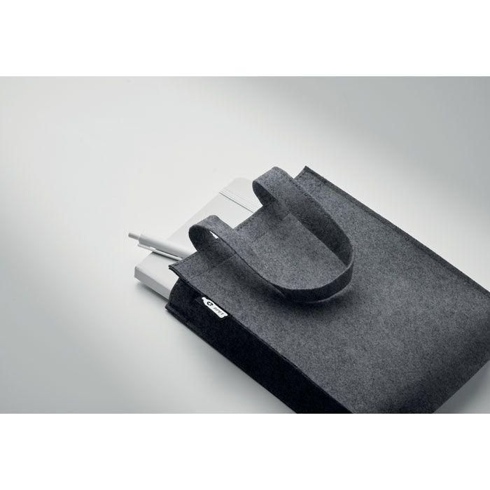 MO2408-15Feltote Kleine Tasche RPET-Filz_ steingrau