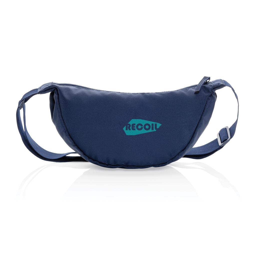 XDP763.20-25Crescent AWARE™ RPET Half-Moon Sling Tasche_ navy blau