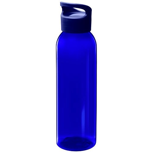 PF100777-3Sky  650 ml Sportflasche aus recyceltem Kunststoff_ blau