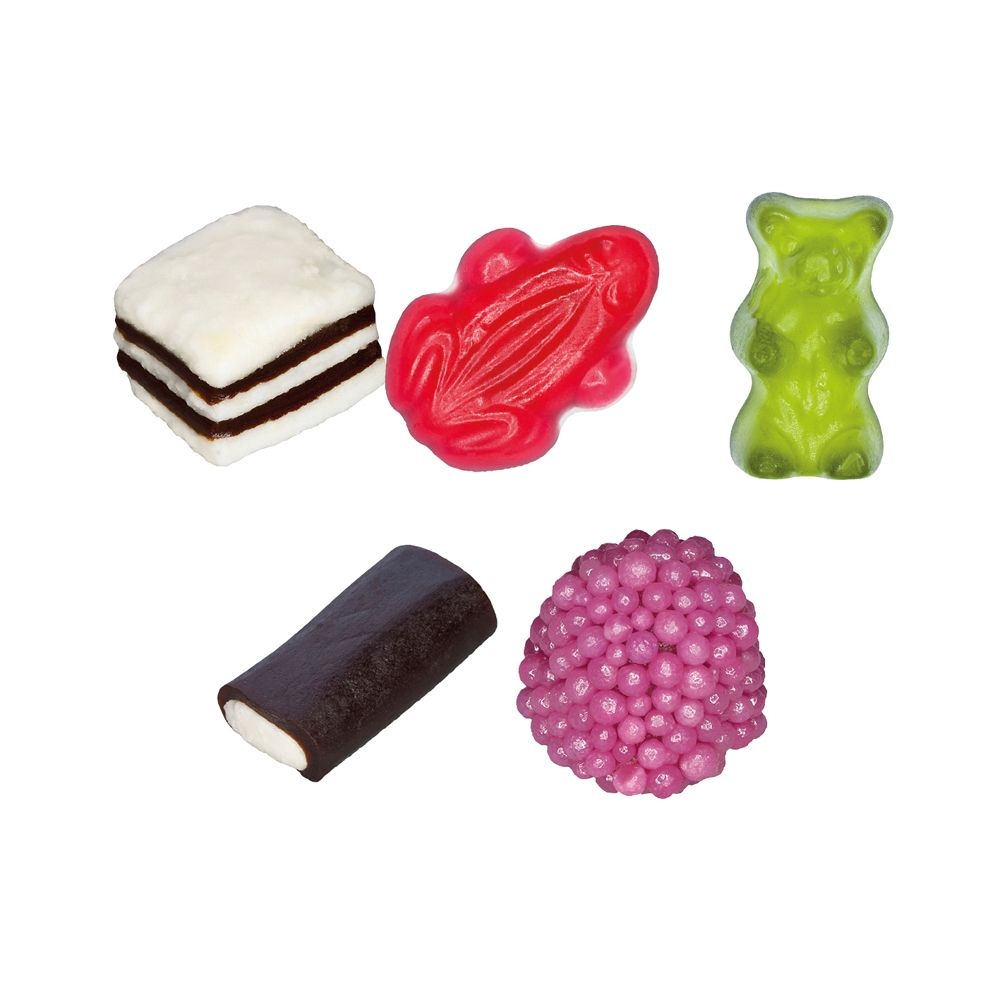 SW0105-1HARIBO Mini Color-Rado Werbetuete_HARIBO Mini Color-Rado_ weisse Folie