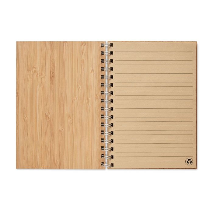 MO6790-40Bram DIN A5 Ringbuch Bambus_ holz