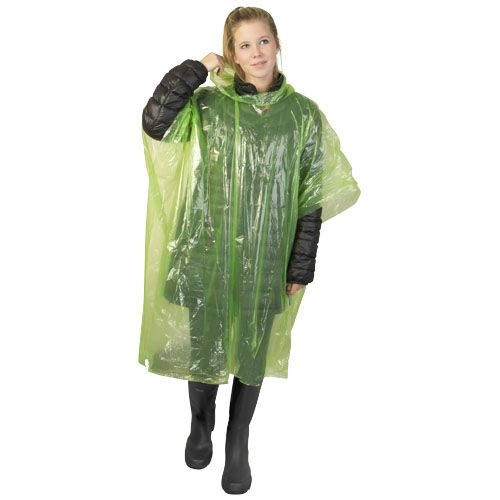 PF100429-5Ziva Einweg Regenponcho mit Huelle_ limone