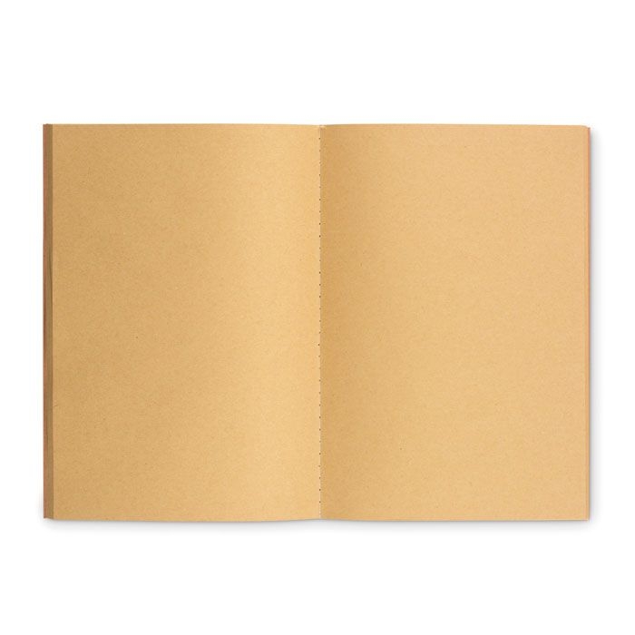 MO9867-13Mid Paper Book DIN A5 Notizbuch mit Pappcover_ beige