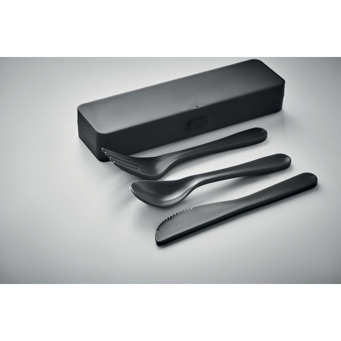 MO6661-03Rigata Besteck-Set PP_ schwarz