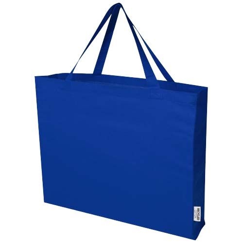 PF120734-4Odessa 220 g_m² Baumwoll Tragetasche aus GRS recycelter Baumwolle 40L_ royalblau